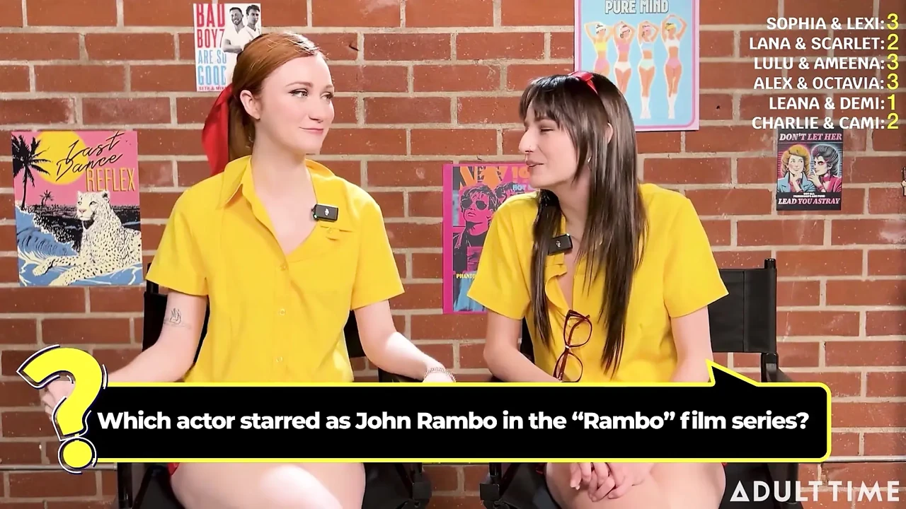 80's Trivia with the Cast of 'escape From Camp Conversion: a Girlcore Trilogy' | Adult Time