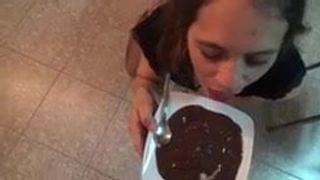 Čokoláda se spermatem čokoláda com porra