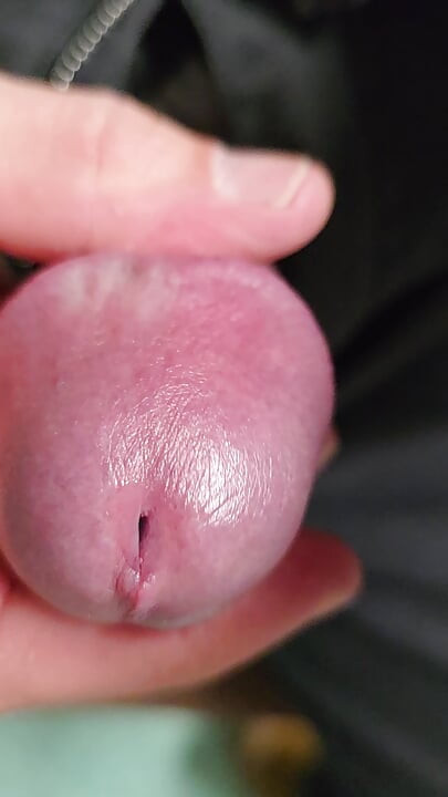 Le fan a demandé le trou de pipi en gros plan de ma grosse bite bien dure et veineuse