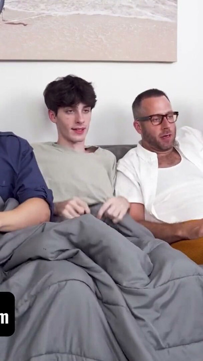 Movie Night With the Stepsons? Always Better With Four Horny Cocks and a Foursome | Clip 2