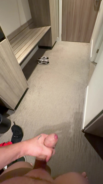 Came on the hotel floor, oopsie.