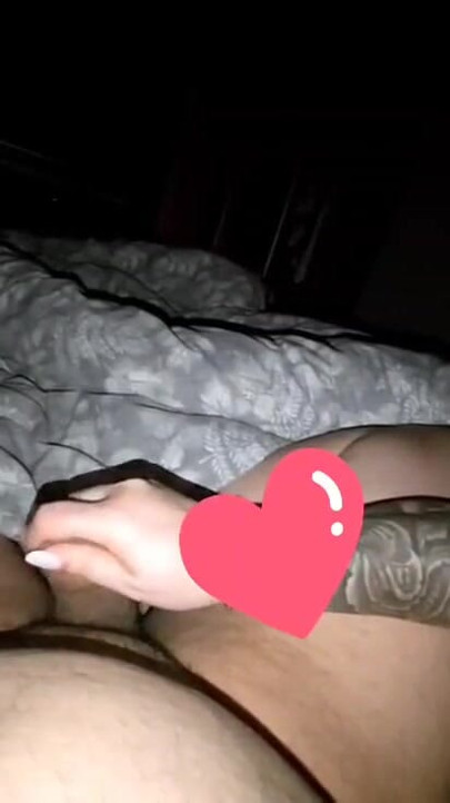 Auntie comes into room at night to hamdjob his cock | Clip 2