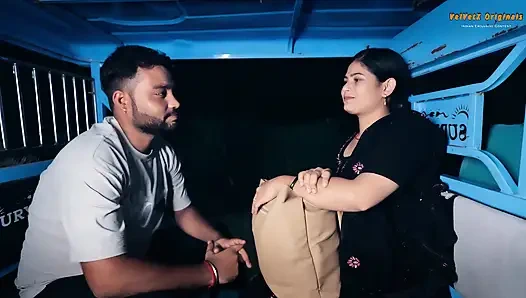 Я трахаю свою жену в первую ночь, романтический секс индийской пары с медового месяца