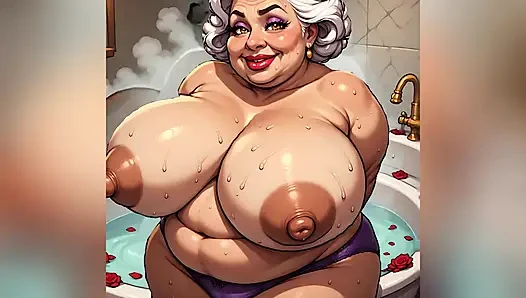 Wanita cantik besar dewasa topless 3d