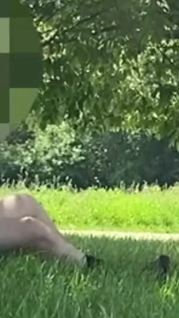 Powerful moment from "Huge cumshot in public, risky masturbation"