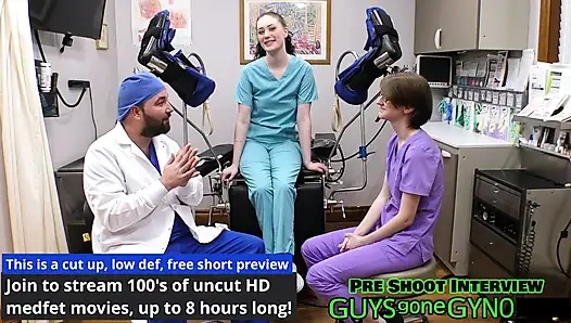 The Cum Clinic Extraction #14 - Nurse Azra Iahmir & Virgin Nurse Luci Starr