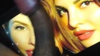 Трибьют со спермой в тройничке Amanda Corny и Jacqueline Fernandez, часть 2