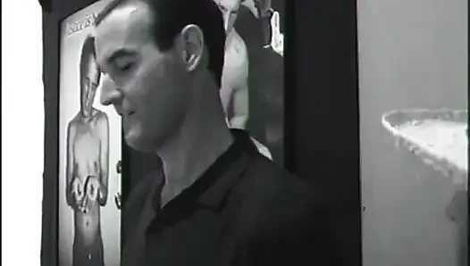 Tattooed blonde guy loves in ass