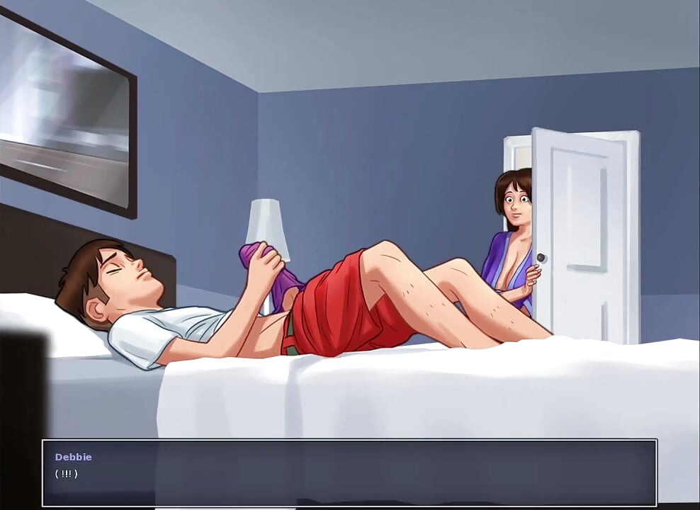 Summertime Saga - sex scenes with Debbie DUBBED part 1
