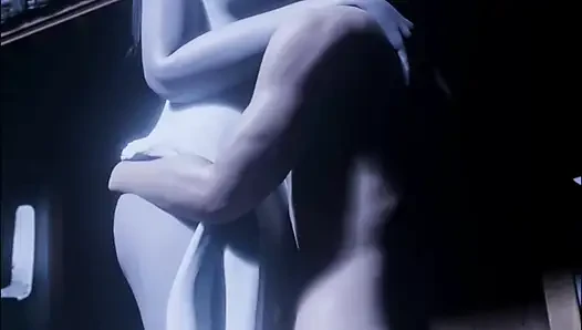 Hasshaku-sama: güzel Asyalı kız - Japon orta yaşlı seksi kadın, korku pornosu