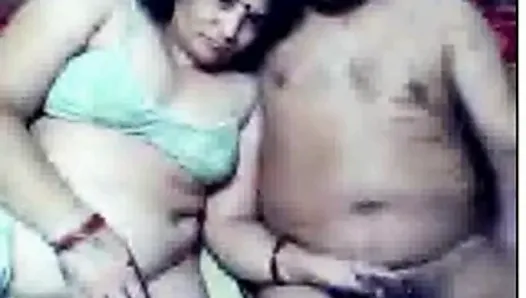 mature indian couple on very old webcam recording