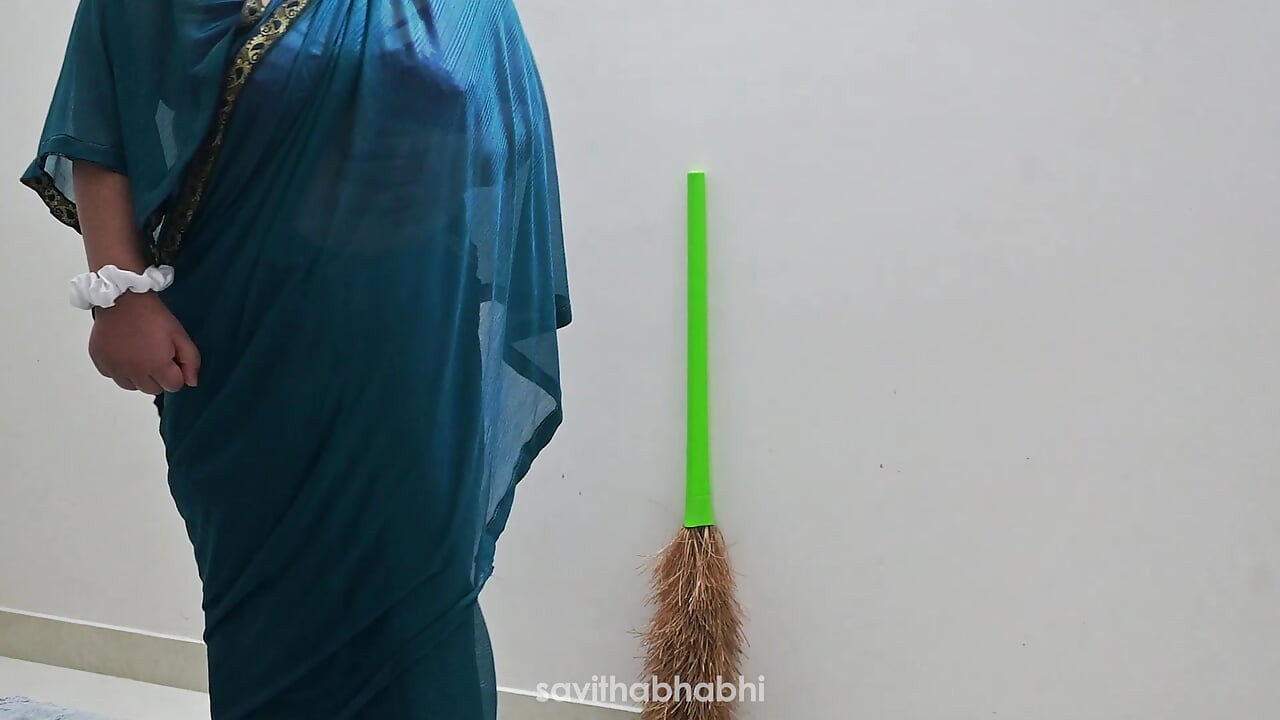 Jerking infront of maid and getting special handjob