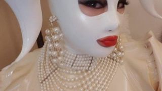 latex transdoll in white
