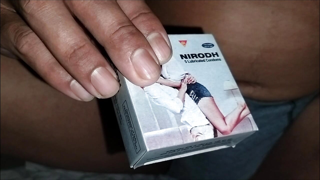 Trying Government's Free Supply Nirodh Condom and Cumshot Inside It Part 1
