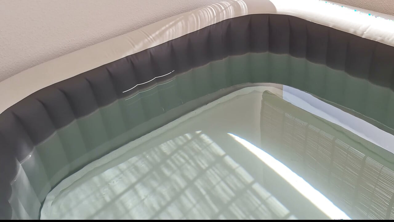 Big Thick Cock Fucks Fleshlight in Friend's Jacuzzi. Double Outside Cumshot