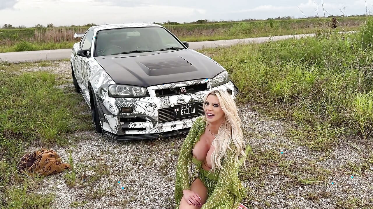 Секс на улице в машине, Mckala Noelle встречает Goonzila Teddy Tarantino R34