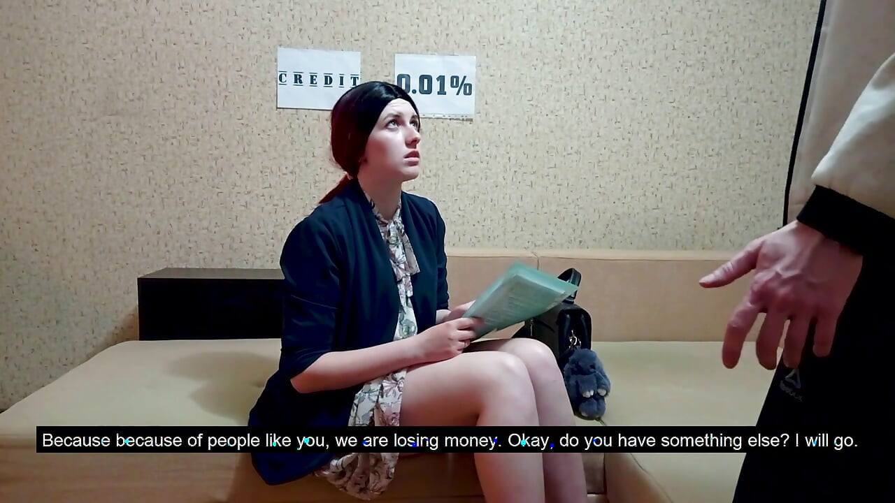 Жена пришла компенсировать мужу кредит киской