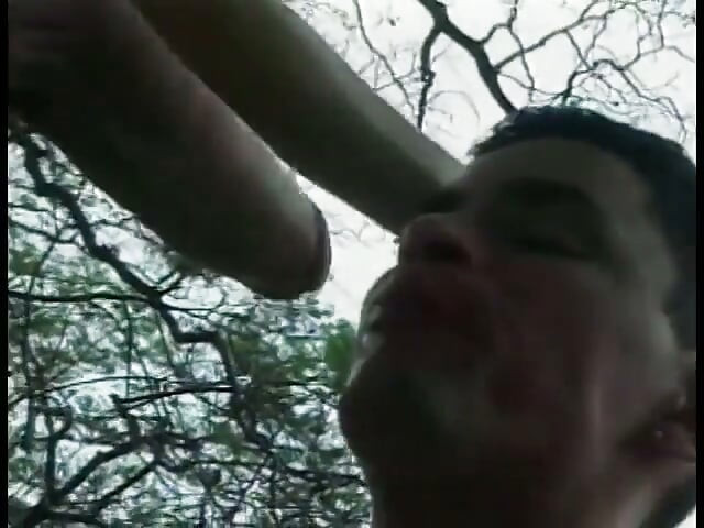 Tattooed tranny Barbara Kysivics with raven hair proposes her friend to take her hard schloeng in his asshole on the meadow