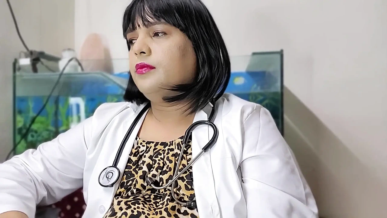 Lund Khade博士在Clenic中抽烟和射精