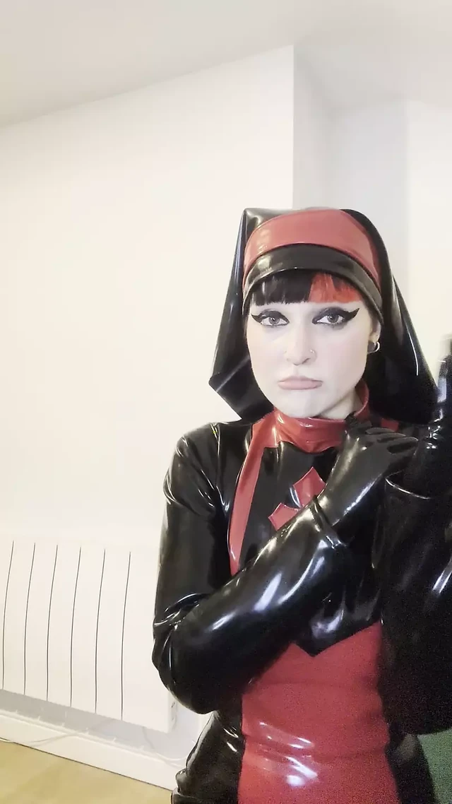 The Silent Seduction of the Latex Nun