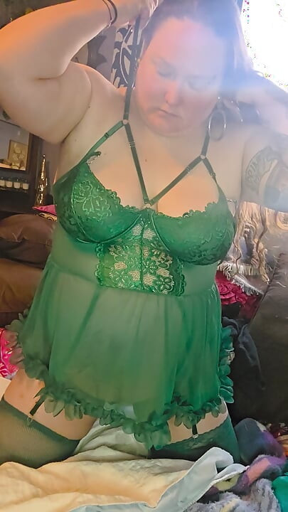 Sexy Green Lingerie