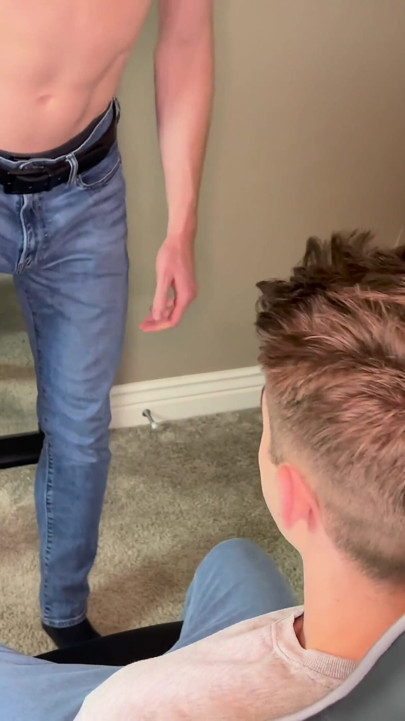 Step Brother Sucks My Dick and Swallows My Load