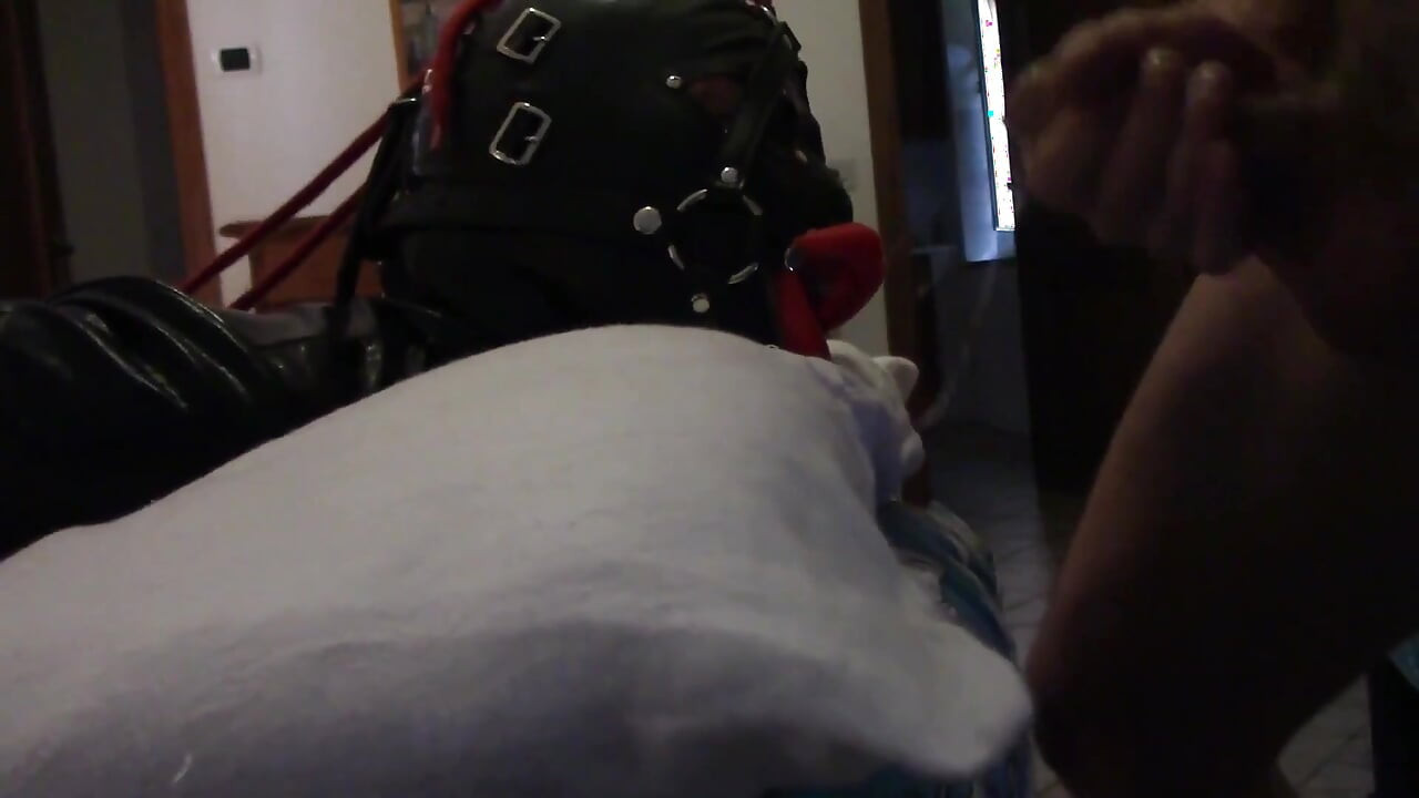 Two hours compilation of mouth fucking and pussy fucking on bondage, heels and pantyhose