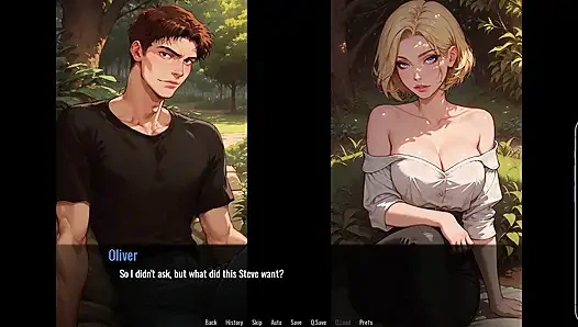 Ateşli kızıl saçlı striptizci kucak dansı yapıyor - Port Haven'a hoş geldiniz #4 oyun