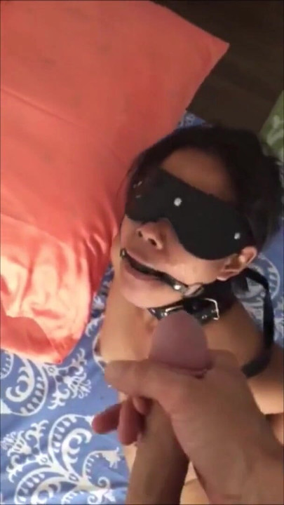 Iconic moment from "French Asian Student Slave Has Deep Holes and Takes Cum on Face"