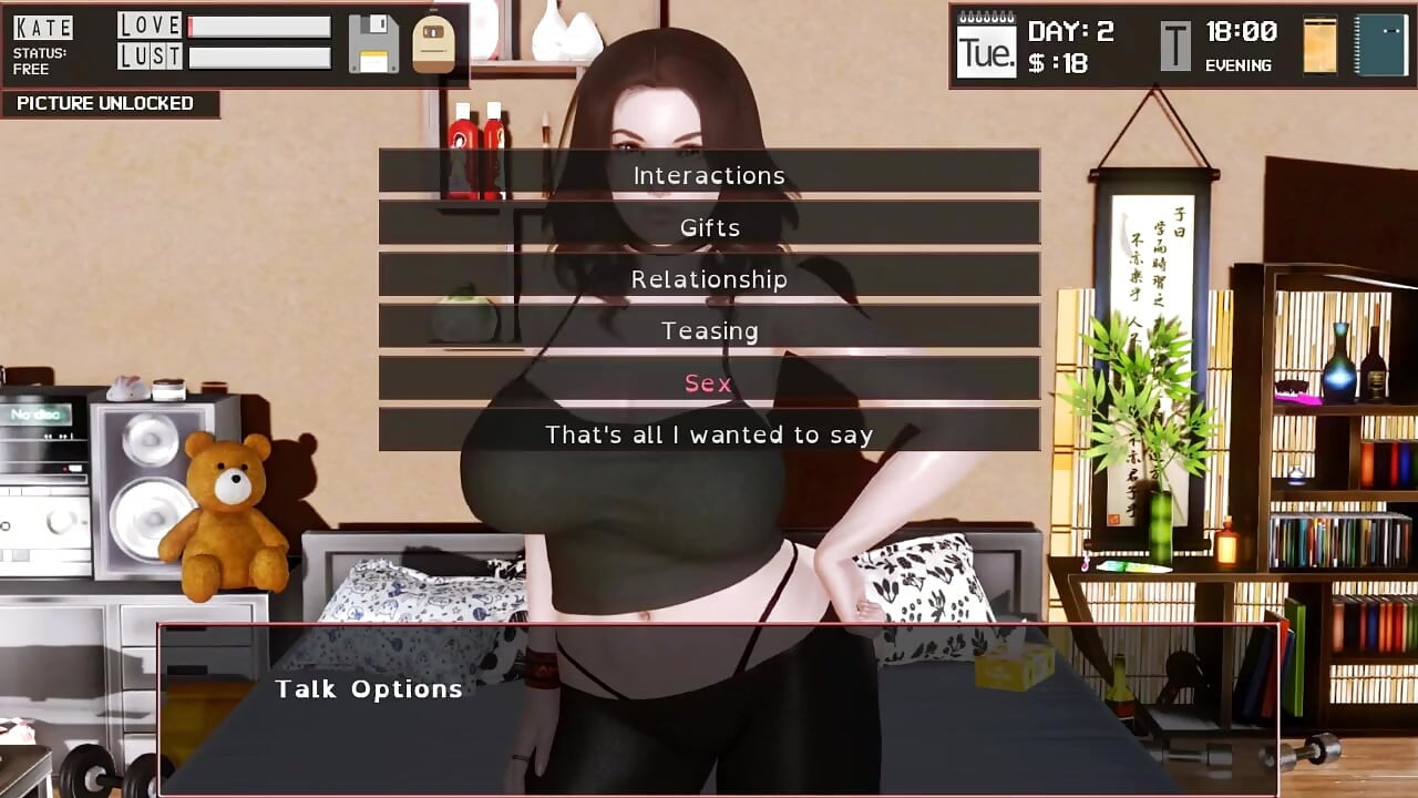 ความสุขไม่จํากัด v0.2.1 ตอน 2 เล่นเกมโดย Loveskysan69