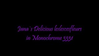 Вкусные LeslescesFleurs в монохромном видео 3331