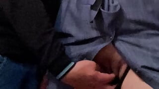 Stranger Fingered Horny Milf Hard Before Work in The Subway