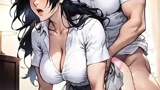 Fucking my girlfriend and my teacher after school