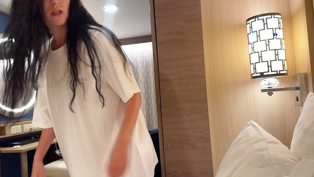 Stepmom Sneaks Into My Cruise Cabin At Night & Swallows My Load