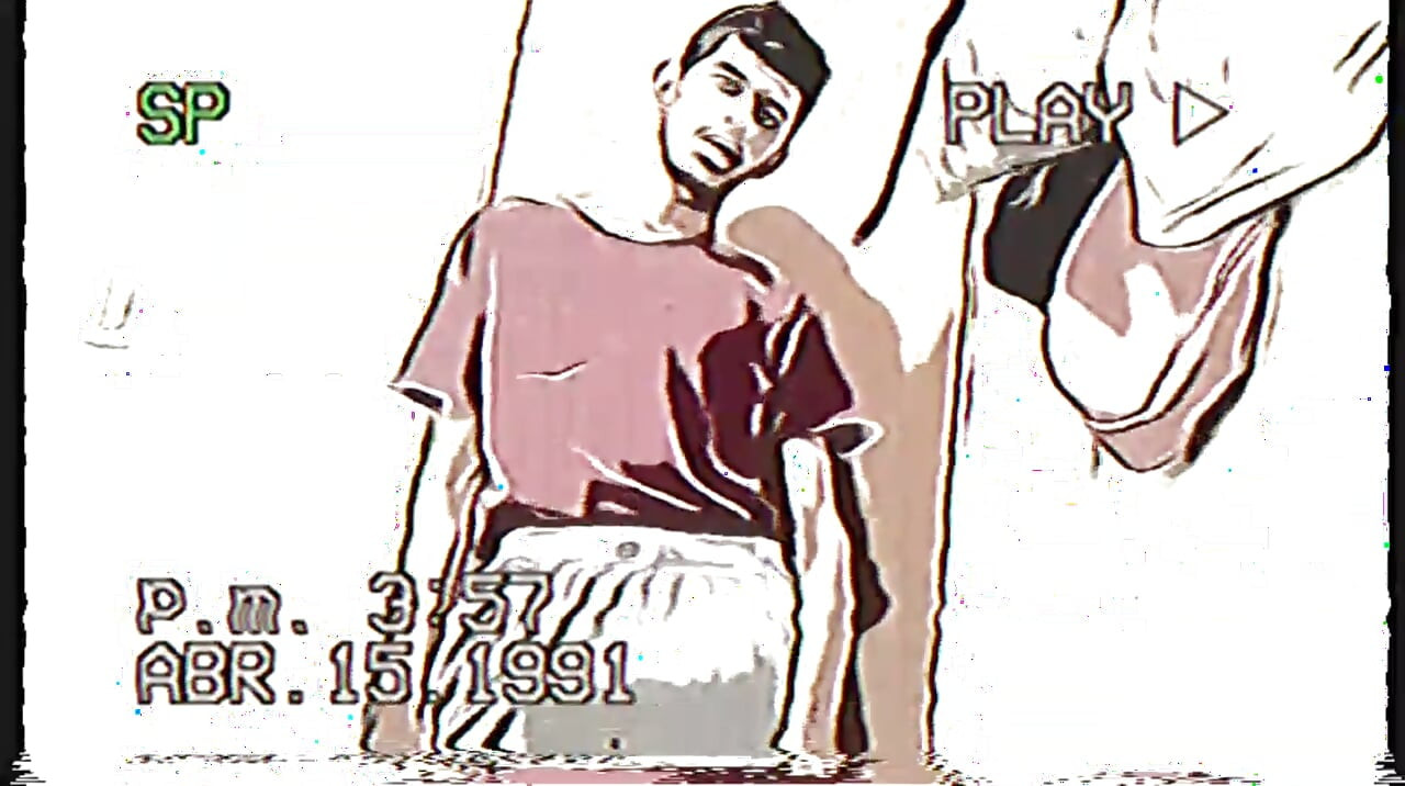 Lonely Stepbrother Masturbates in the Room (Animated Version 1991)