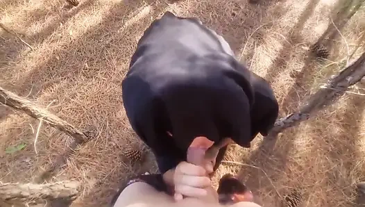 A Tourist Lost in the Woods Is Forced to Have Sex with a Witch to Avoid Being Cursed!!! Halloween