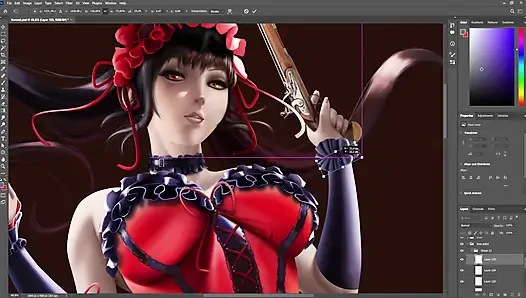 Kurumi timelapse sfw date a live