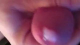Me stroking and lots of cum