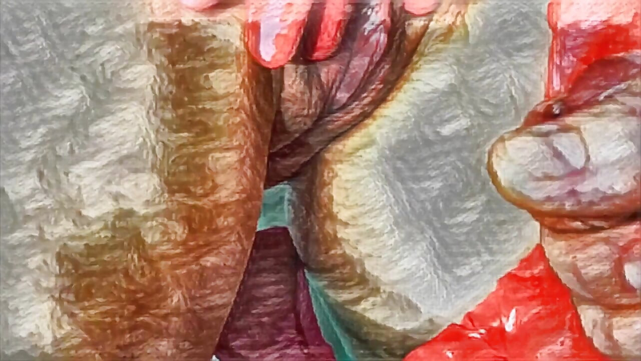 XXX κινούμενα σχέδια. Η οικονόμος μου με βοηθά με τη μαλακία μου. Χύσιμο στη μεγάλη κλειτορίδα της και τα κόκκινα εσώρουχά της.