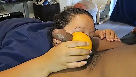 Wild English Bbw BBC Nata4sex Amazing Fruit Sex Multiple Orgasm Cumshot