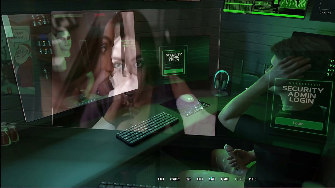 Security 8でFinnは彼女にDariusとのセックスを許した