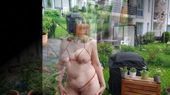 Silke-sabine nuda all'aperto tedesca
