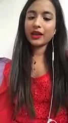 Beautiful girl doing selfies.mp4