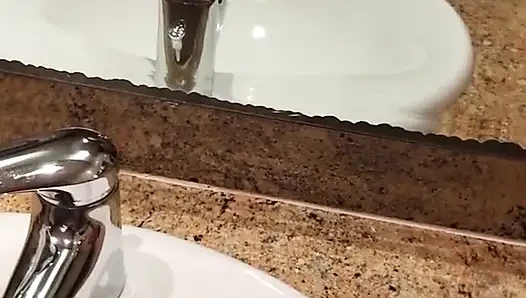 Watching for My Next Door Girl. They Caught Me and Give Me a Handjob in the Shower.