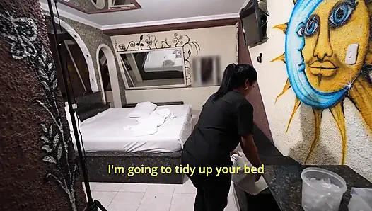 Грязный маленький секрет Bellattrix: спуск горничной отеля