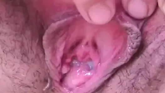 MY WOMAN'S Pussy IS OPEN, FULL OF SEXUAL CREAM, READY FOR A FUCK
