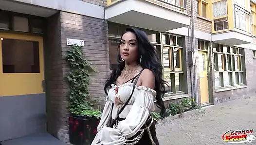 German scout - inked latina bibi diamond pickup for fuck
