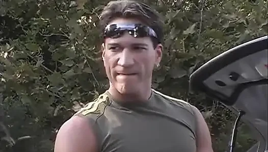 Hot sexy young blonde slut takes a big hard cock