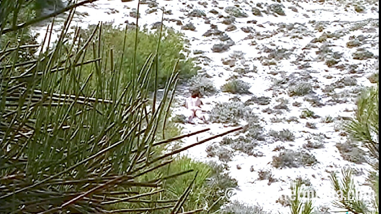 Sexy MILF Naked on the Nudist Beach