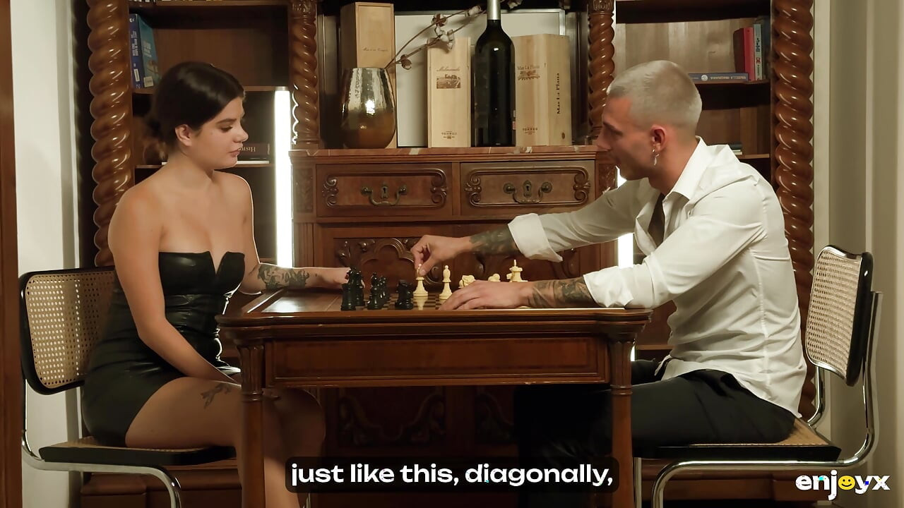 Rubi Vergara aka Valkiria Lapiedra , cute natural teen , gets her bunghole  fucked on the chess table in